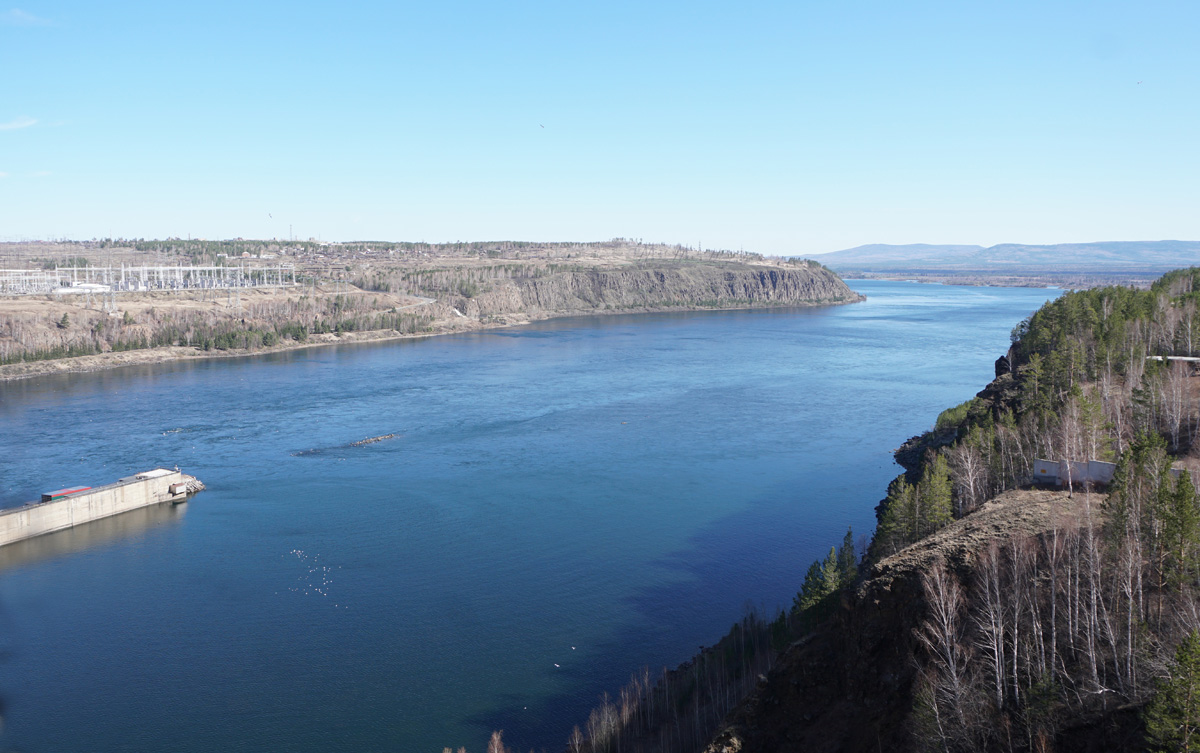 The Mighty Bratsk Dam, Angora River, north of the Dam