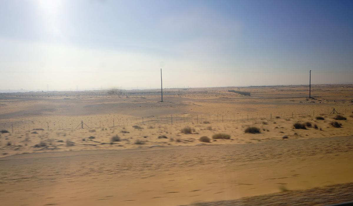 Dammam to Riyadh, 88 miles SW of Dammam