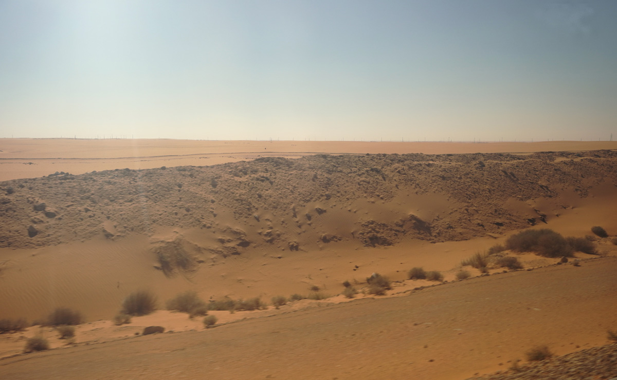 Dammam to Riyadh, 98 miles East of Riyadh