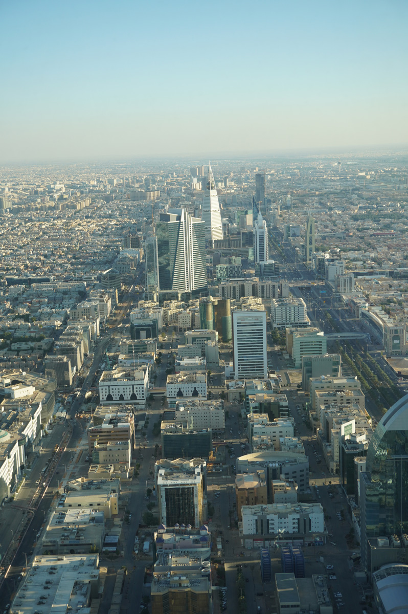 Riyadh, View from Kingdom Tower (looking South)