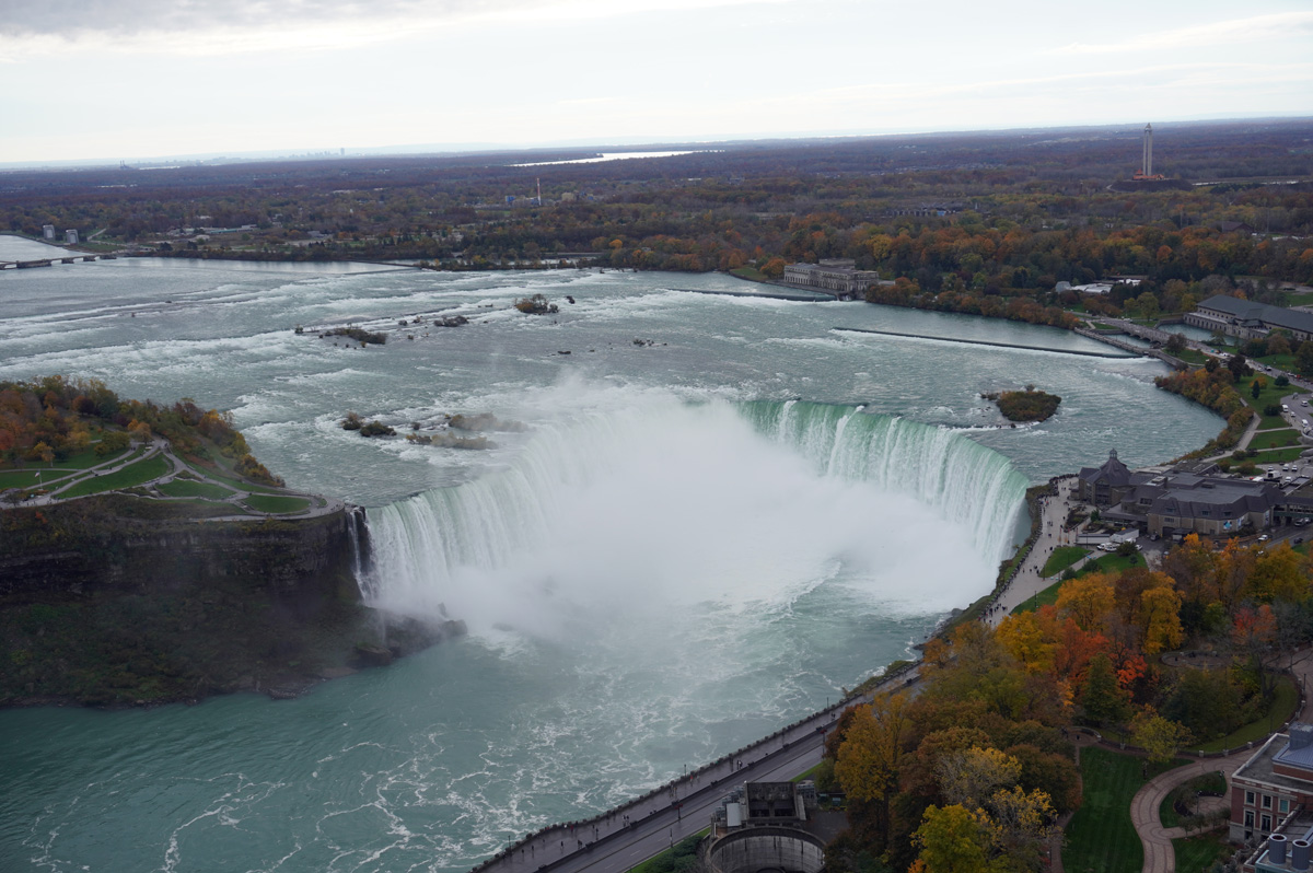 Skylon Tower, Canadian Falls from Skylon Tower