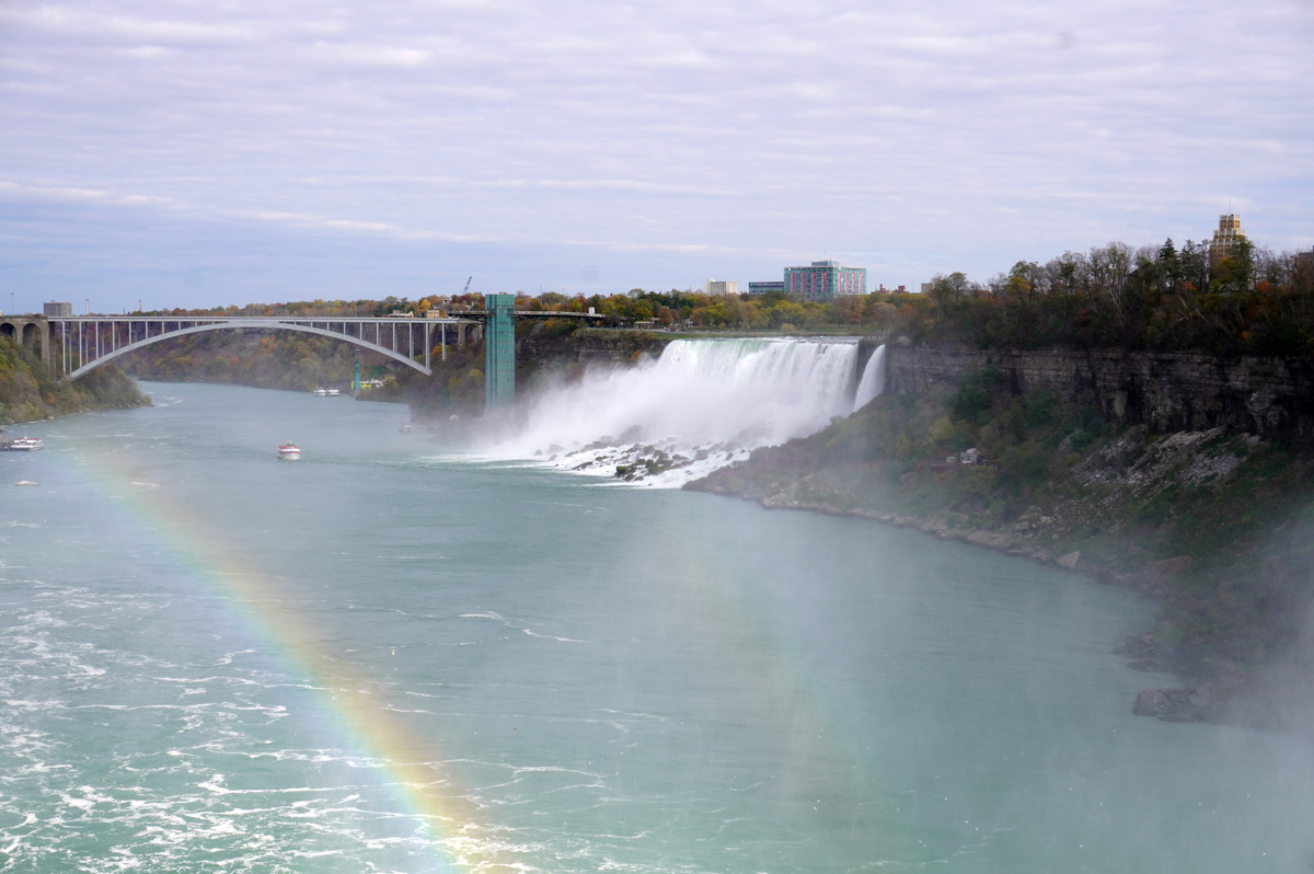 Ground level views, View to American falls