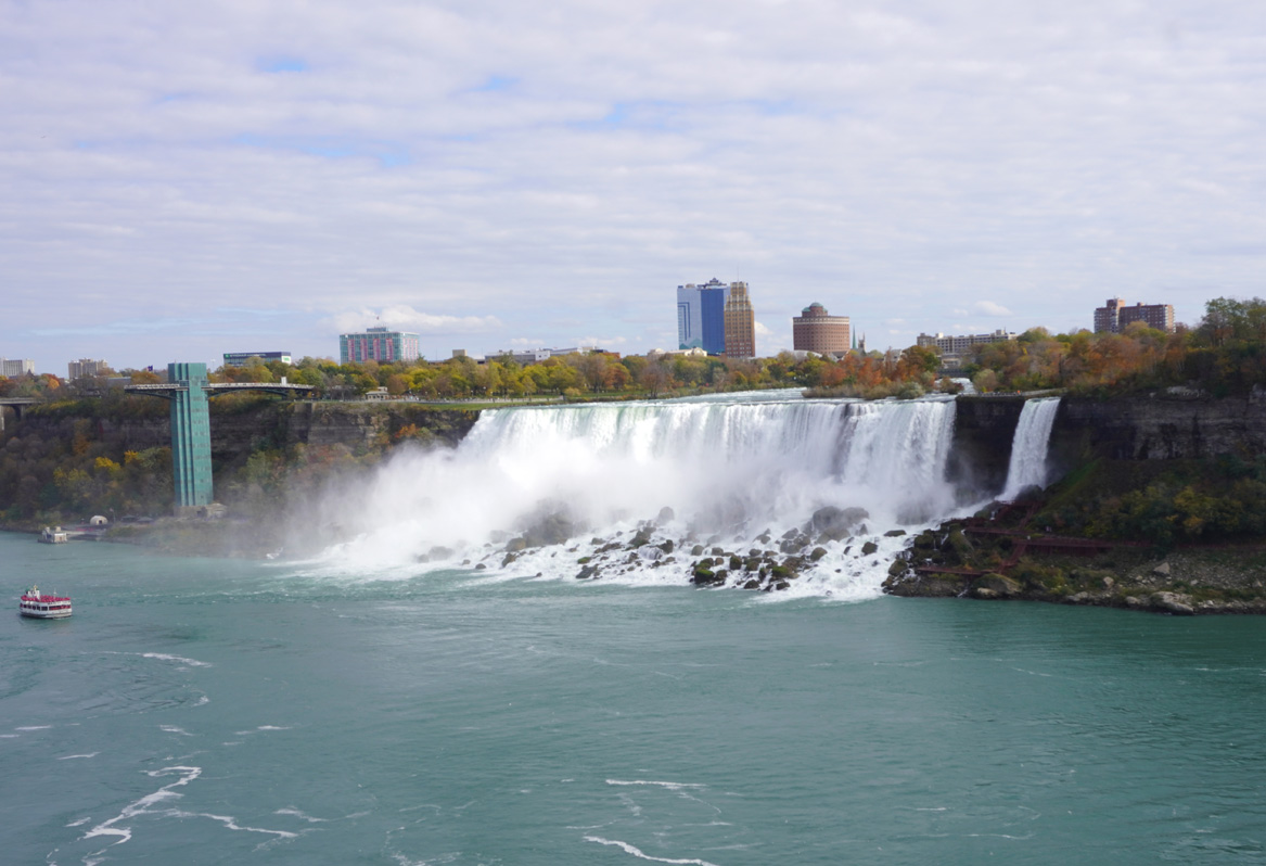 Ground level views, American Falls
