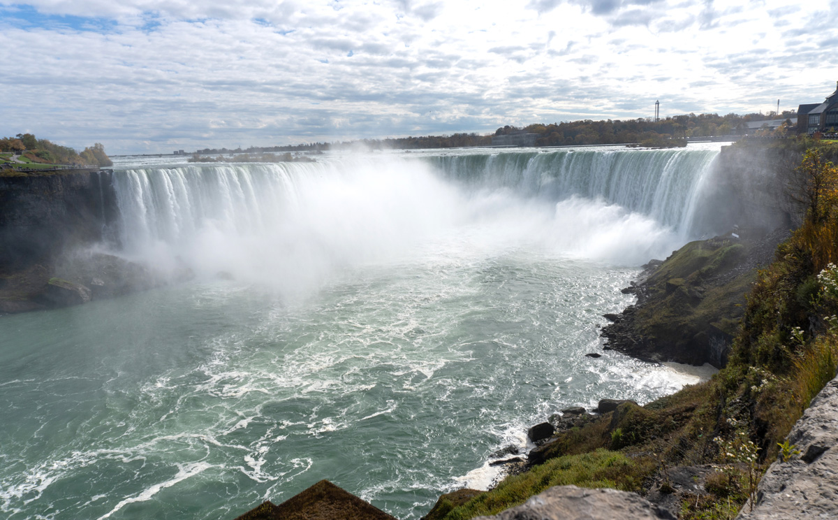 Ground level views, Canadian Falls