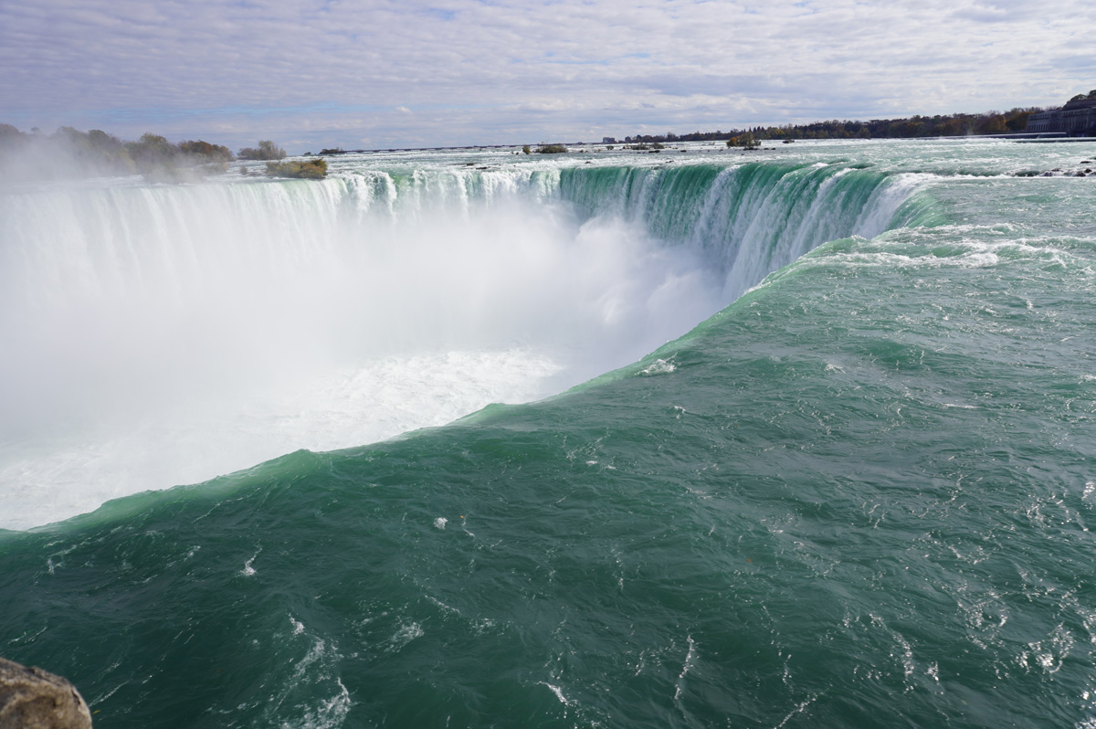 Ground level views, Above the Falls