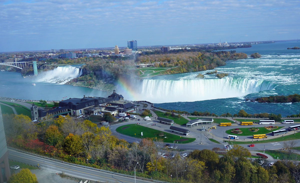 Around Niagara, View from the Marriot on the Falls
