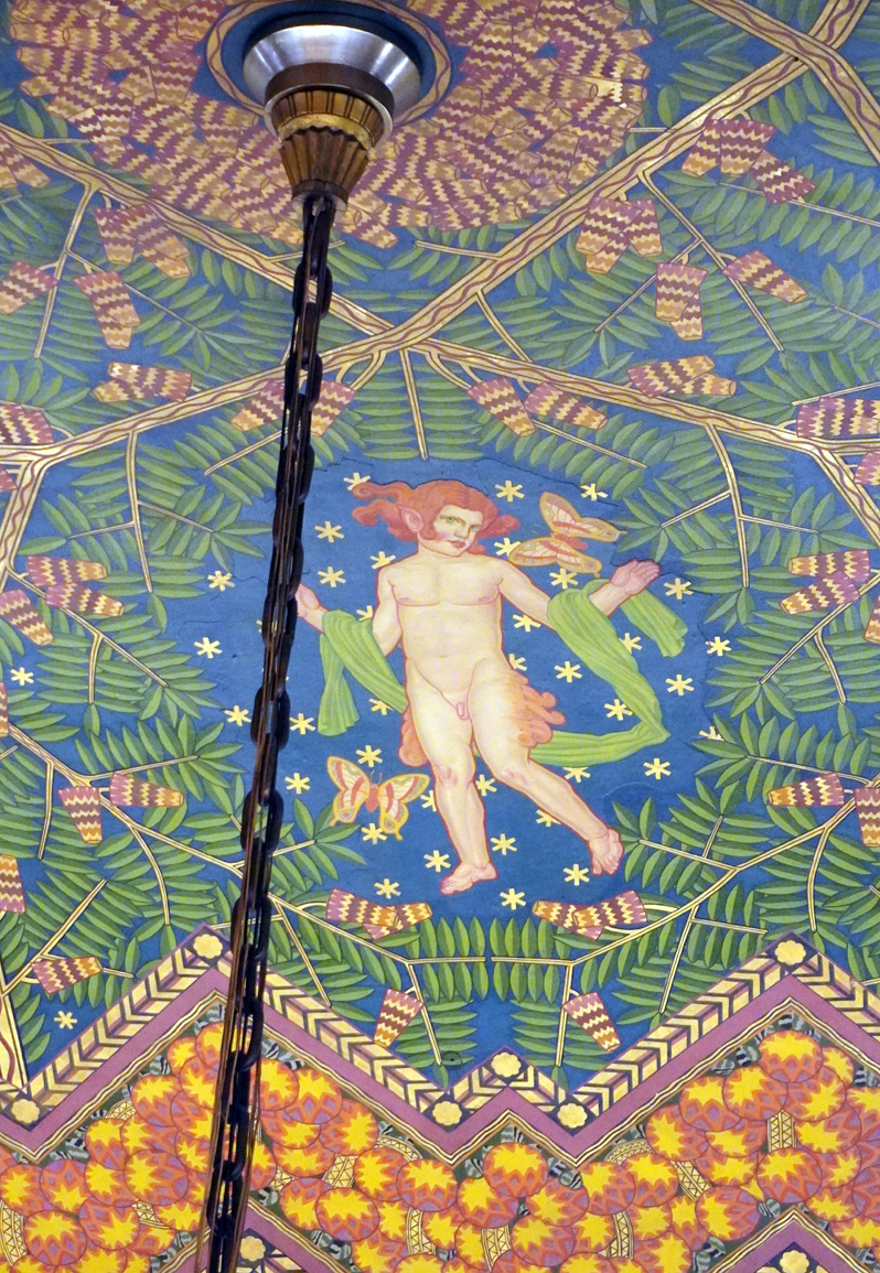 Detroit: The Fisher Building, Fisher ceiling detail