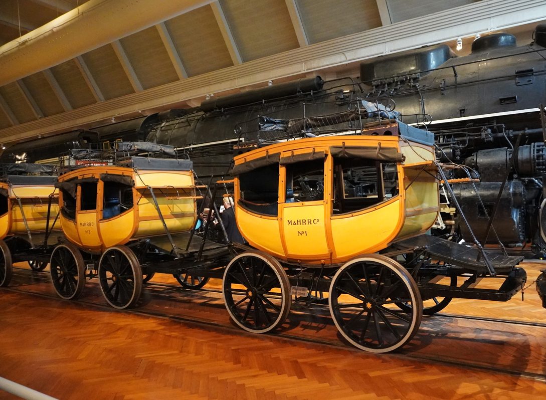 The Henry Ford Museum of American Innovation, De Witt Clinton: Stage coach style cars!