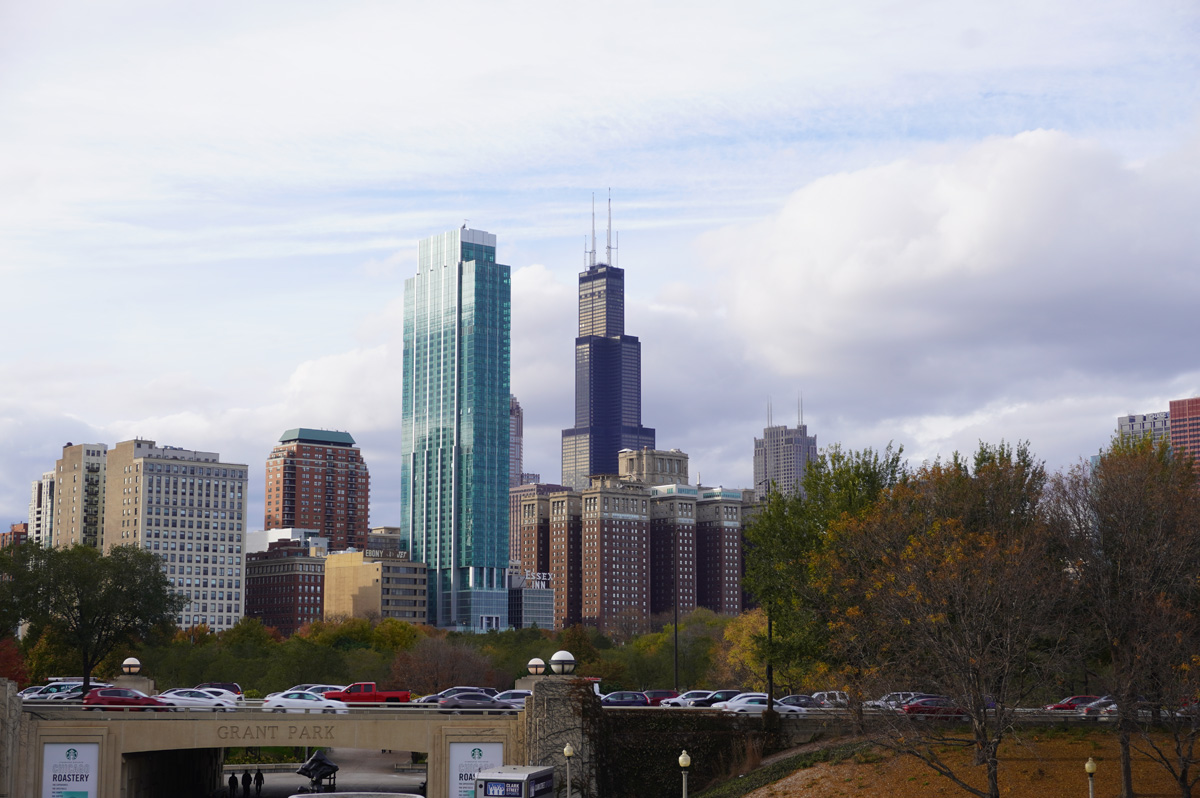 Chicago, Chicago Skyline from Field Museum