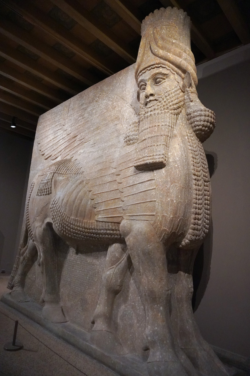 Chicago: Oriental Institute Museum, Lamasu of Sargon II