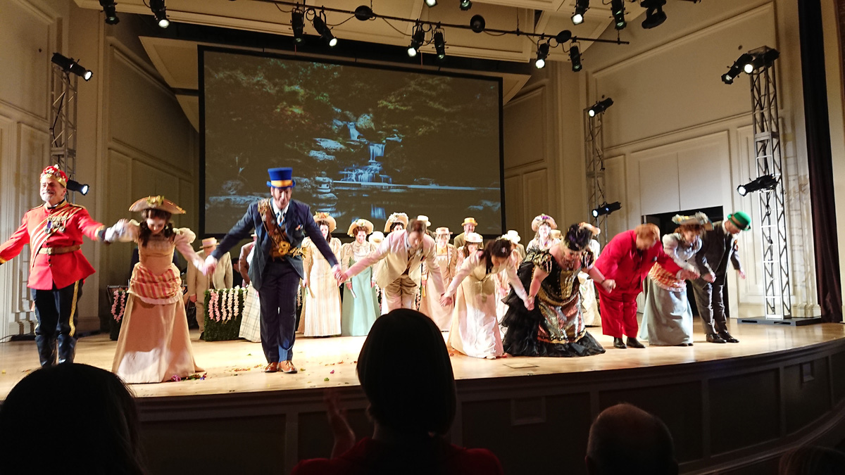 Grand Rapids, Mikado cast (2) Nanki-Poo and Yum-Yum in the center