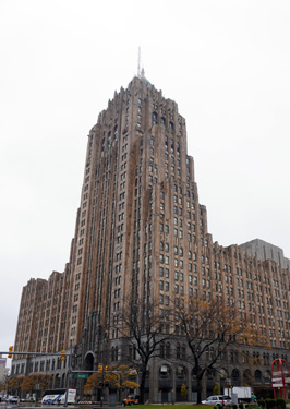 1928 Art Deco Fisher Building, Detroit: The Fisher Building, Toronto - Chicago 2019