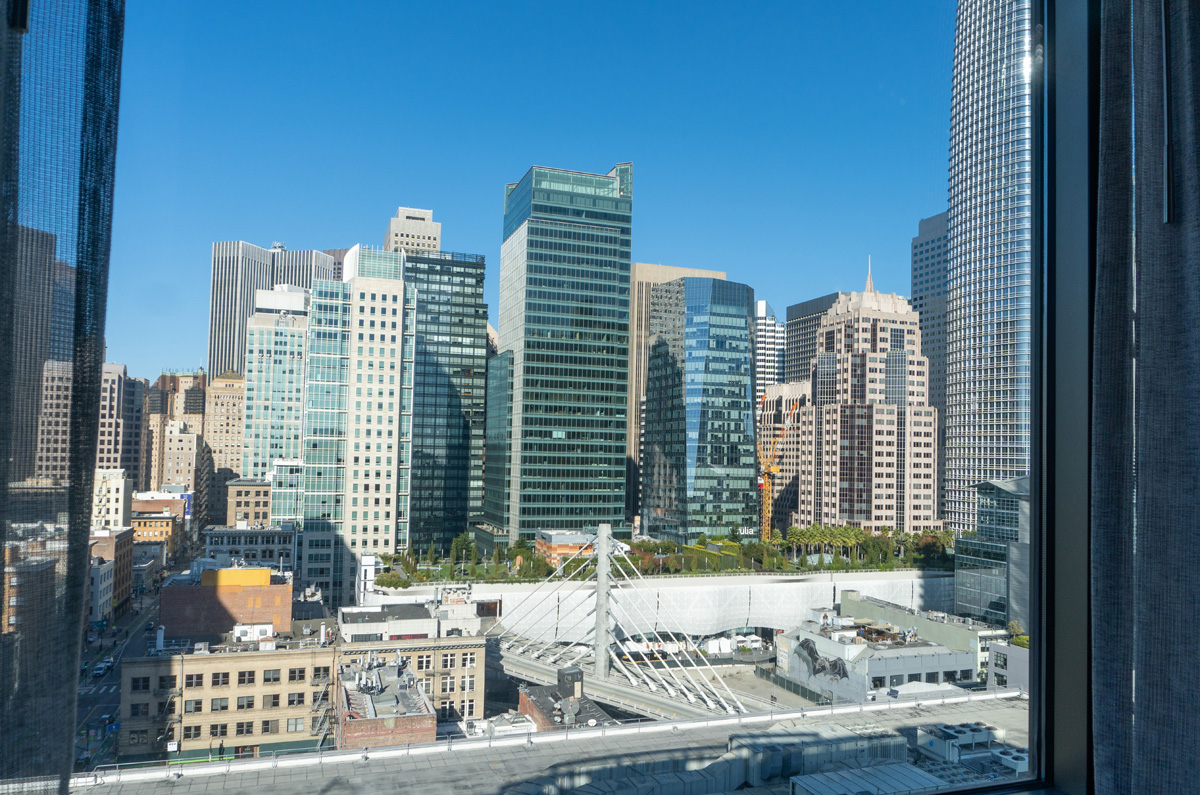 San Francisco, View from my Clancy Hotel Aerie