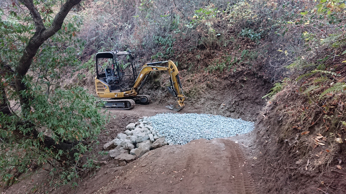 Pandemic March-November, Sept 29th: Work on Black Mountain Trail