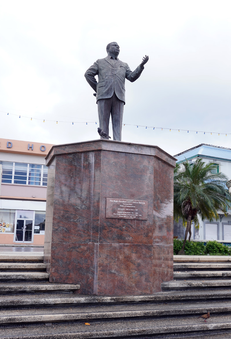 Bridgetown, Independence Square: Errol Walton Barrow First Prime Minister of Barbados