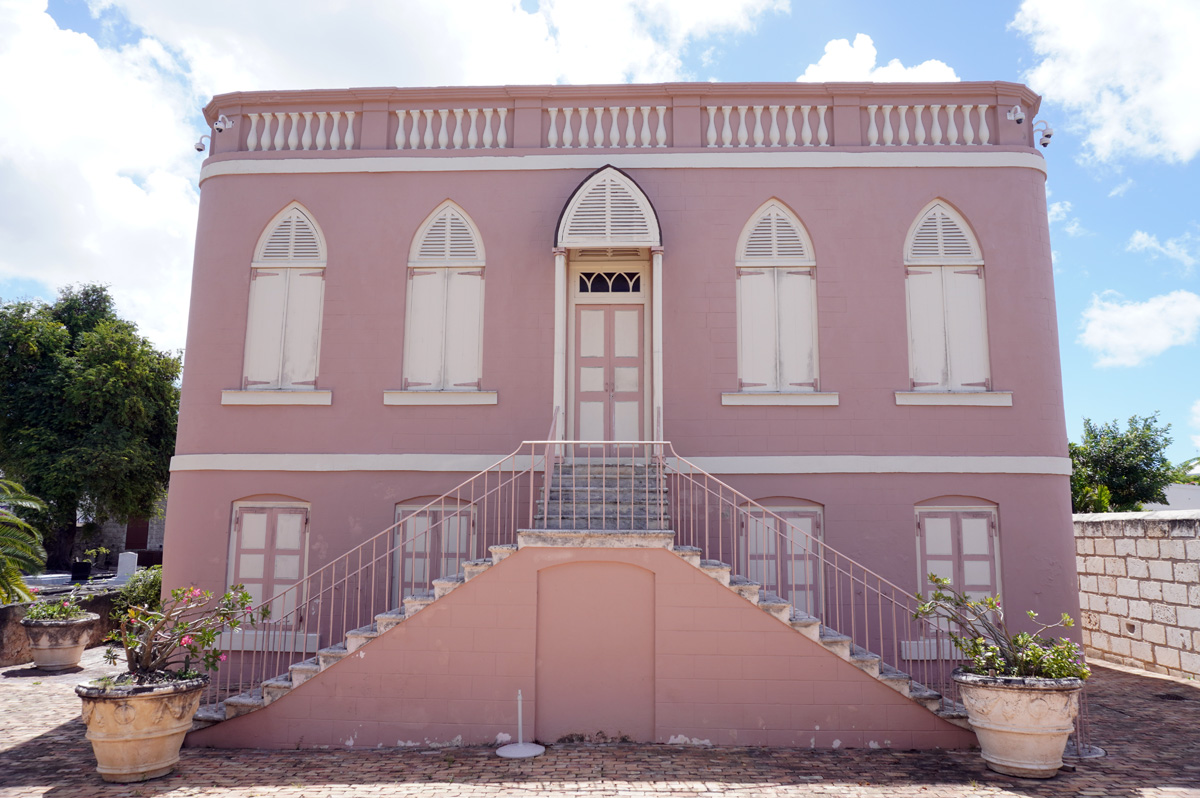 Bridgetown, Nidhe Israel Synagogue (1834) On site of older 1654 synagogue.