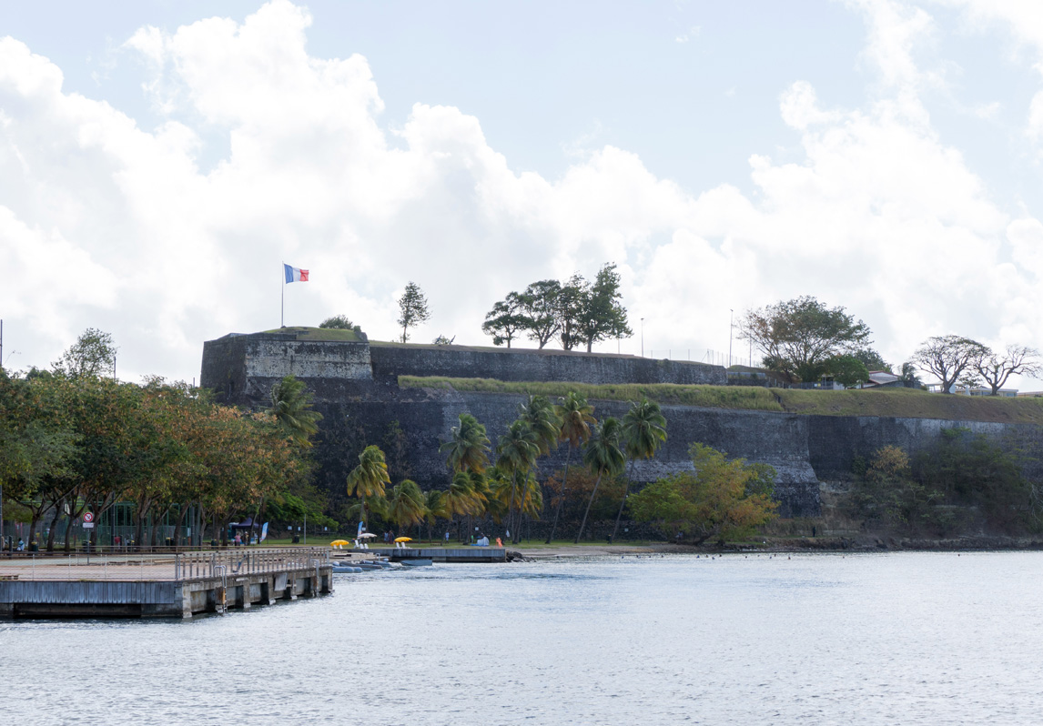 Fort de France, View to Fort St Louis