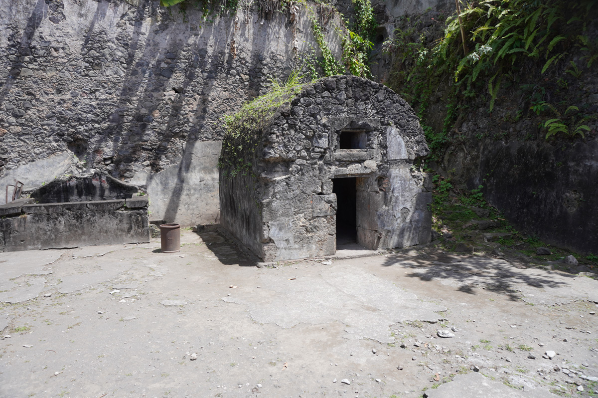 Martinique: St Pierre, A surviving stone prison cell