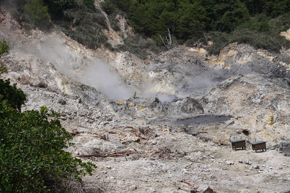 St Lucia: Trip to Soufriere, Qualibou volcano sulfur pools