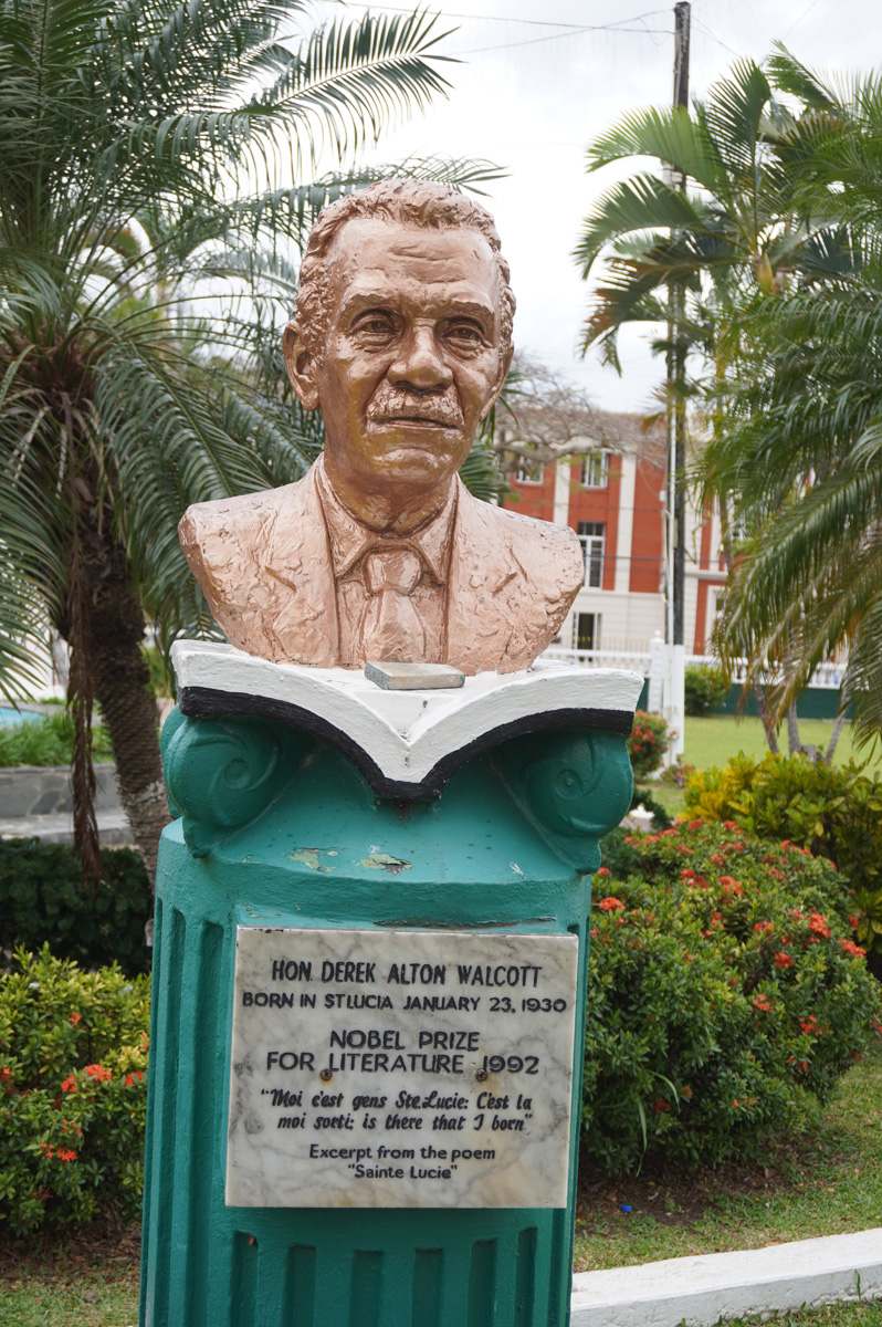 St Lucia: Around Castries, Nobelist Derek Alton Walcott