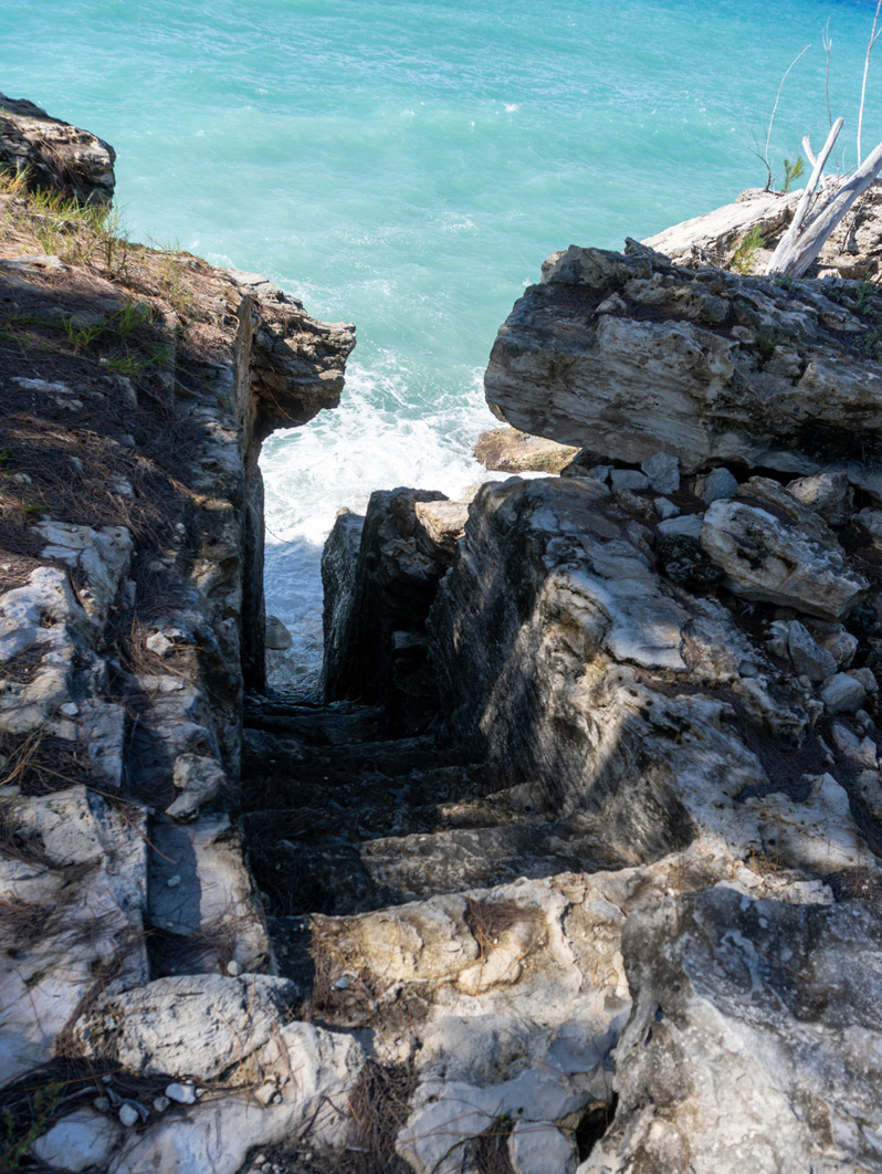 Nassau (Bahamas), View down "Pirate Steps"