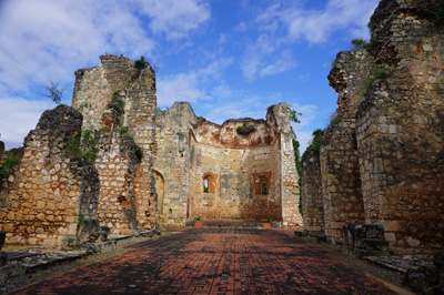 Ruins of San Francisco Monastery (16th c), Santo Domingo (Dominican Republic), 2020 Caribbean (Winter)