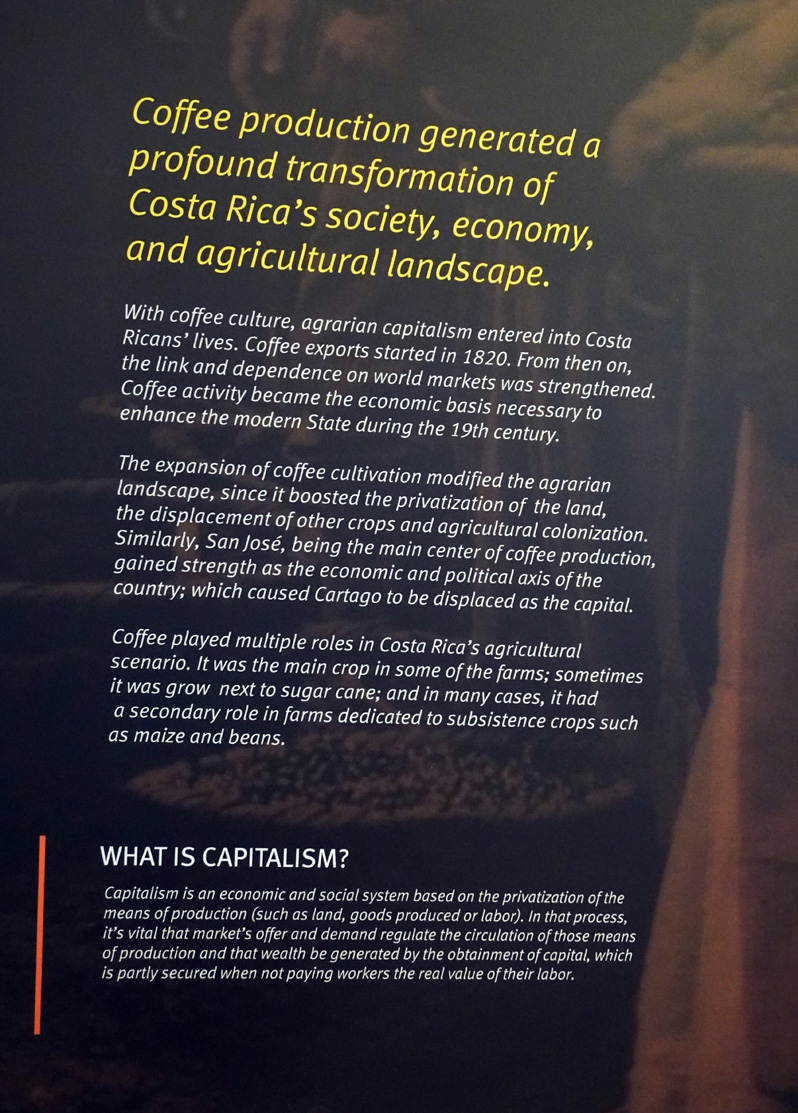 San Jose: National Museum, Coffee Country: Overview and biases