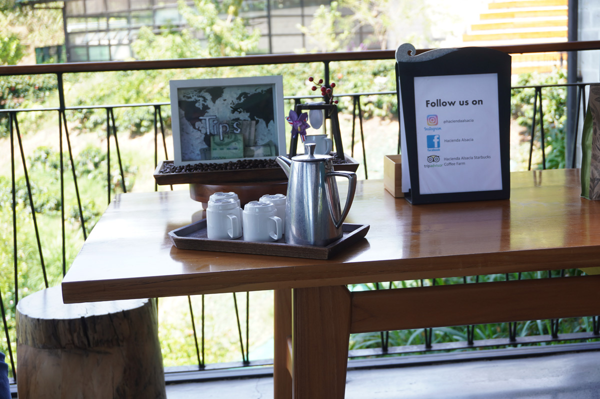 Costa Rica: Hacienda Alsacia, Coffee tasting ceremony