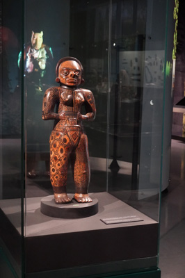 Female figure 500-800 AD, San Jose: Jade Museum, Costa Rica, January 2020