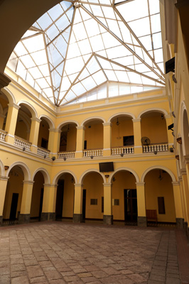 Museum of National Identity: Courtyard, Honduras: Tegucigalpa, Honduras, January 2020