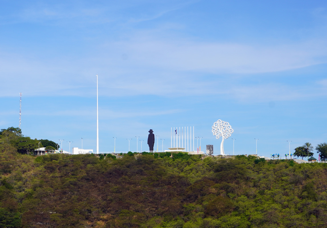 Nicaragua: Managua, Hilltop Monument to Augusto César Sandino After whom the Sandinistas were named.