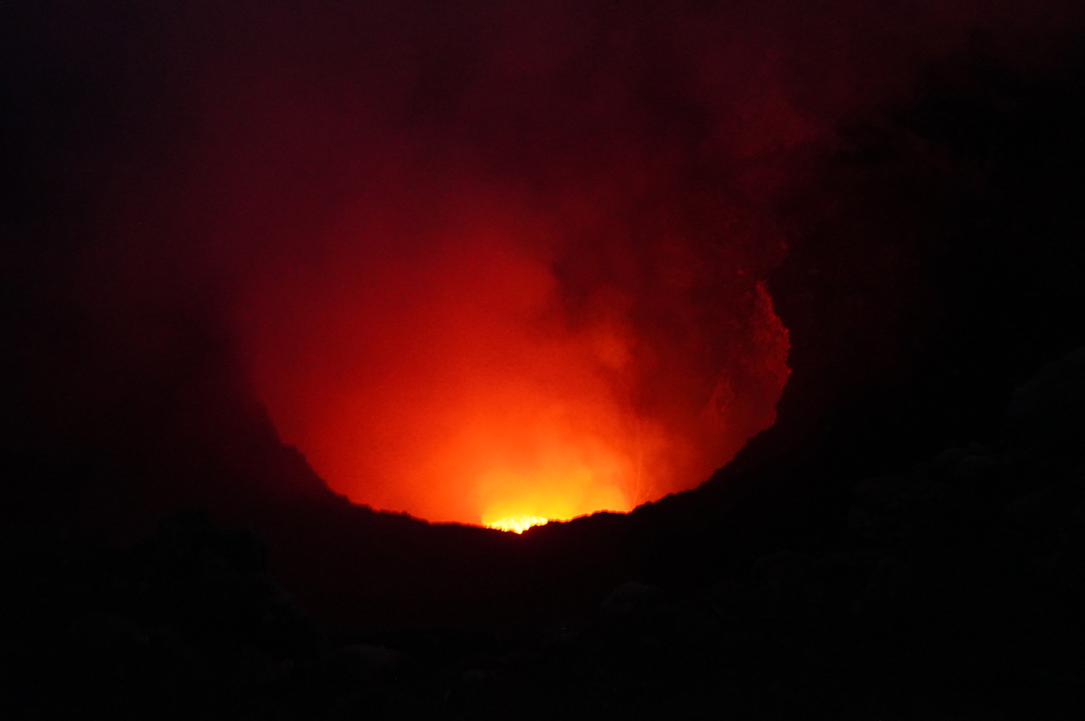 Nicaragua: Masaya Volcano, Masaya by night