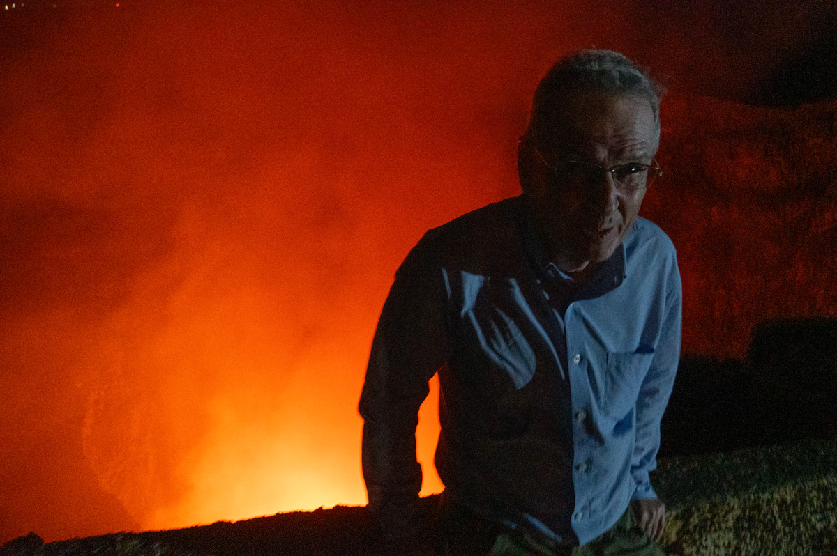 Nicaragua: Masaya Volcano, Scotsman at Masaya