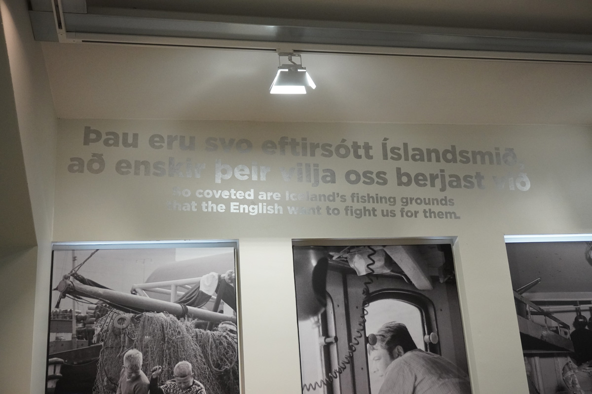 Reykjavik Maritime Museum, A small section on the Cod Wars