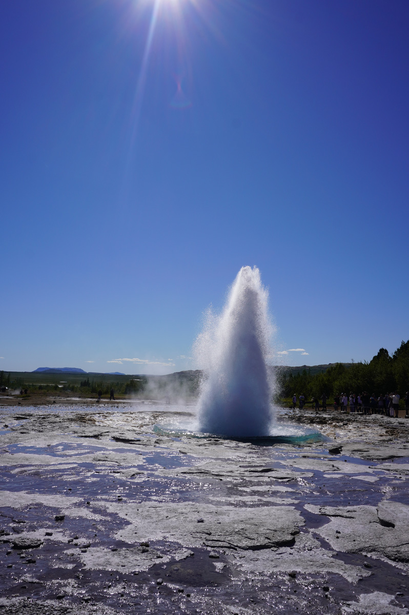 Geysir Area, ... two ...