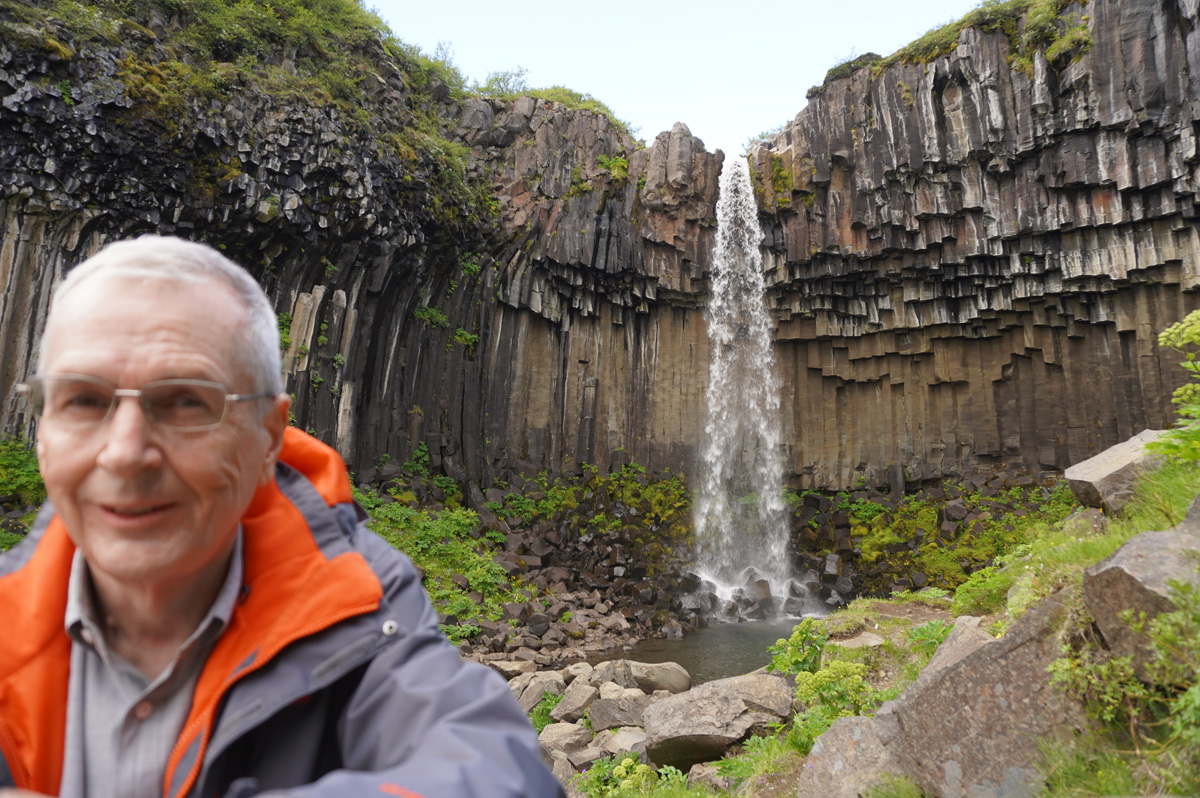 Svartifoss, Scotsman at Svartifoss