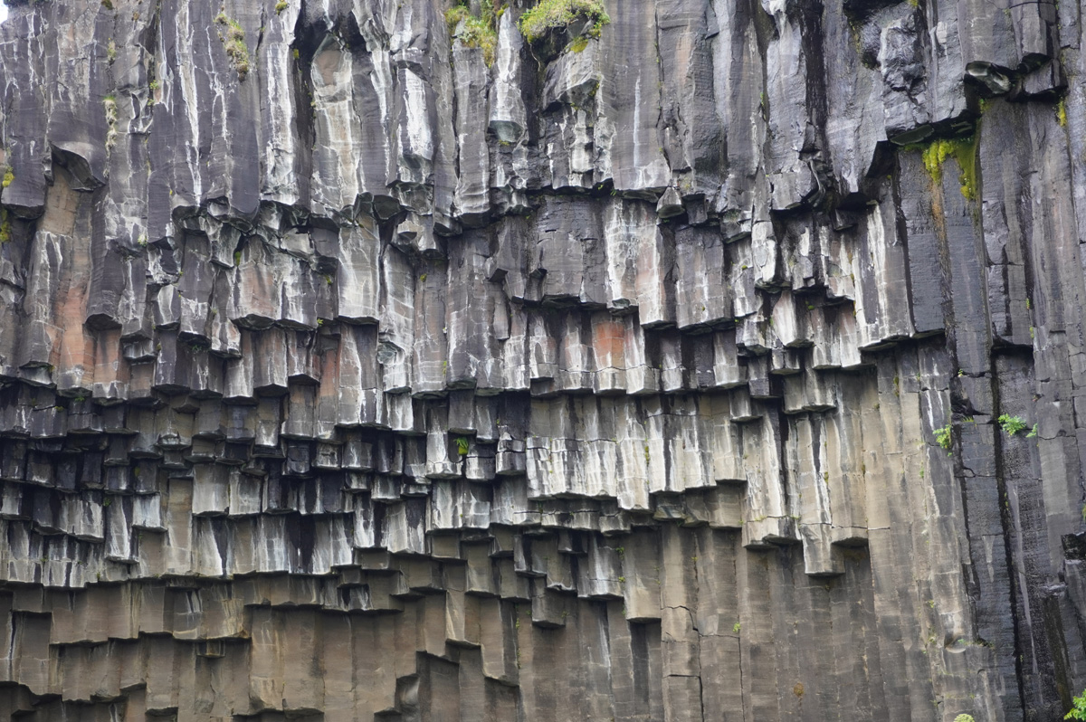 Svartifoss, Svartifoss rock detail