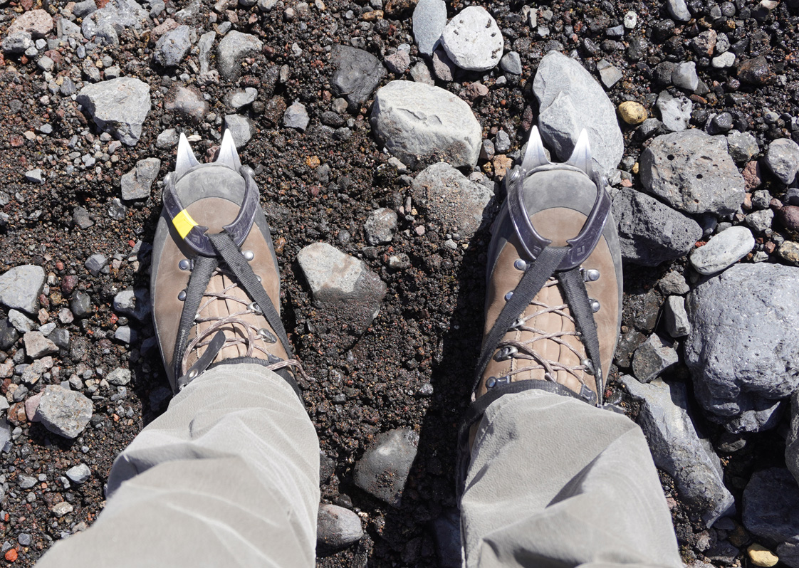 Glacier Hike, Answer: Wonderful spiky crampons