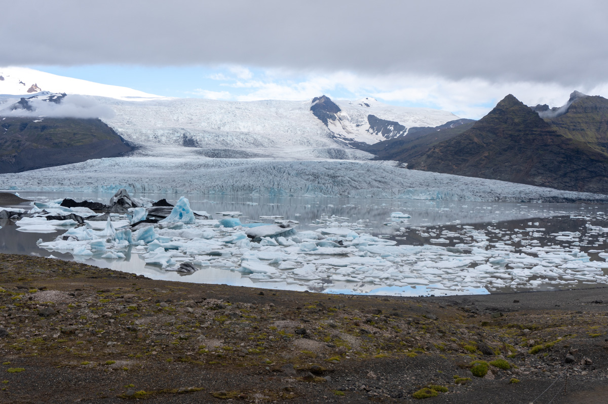 Glacial lakes, Fjallsárlón glacier lake