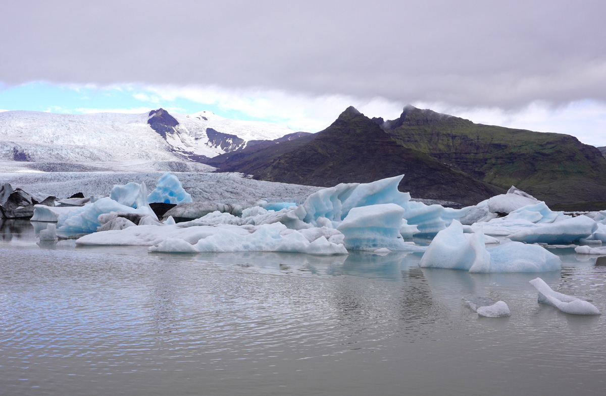 Glacial lakes, Fjallsárlón glacier lake