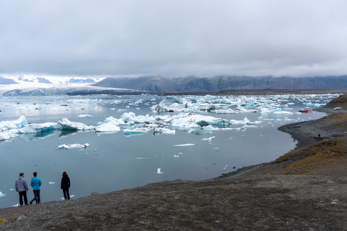 Glacial lakes, Jökulsárlón glacial lagoon