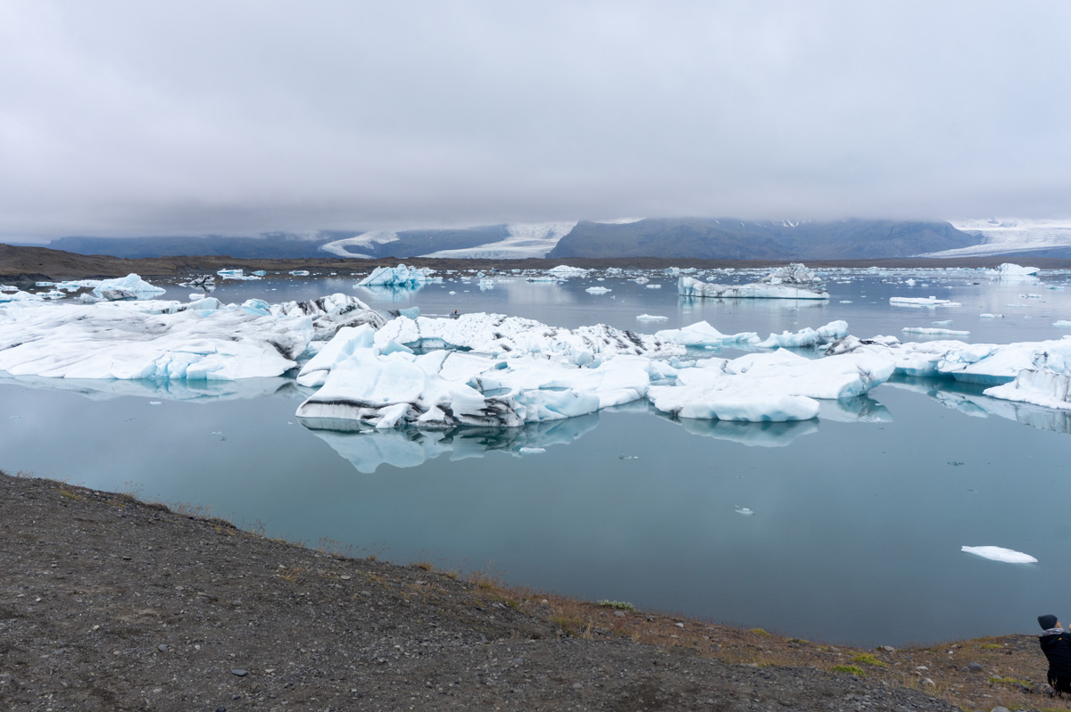 Glacial lakes, Jökulsárlón glacial lagoon