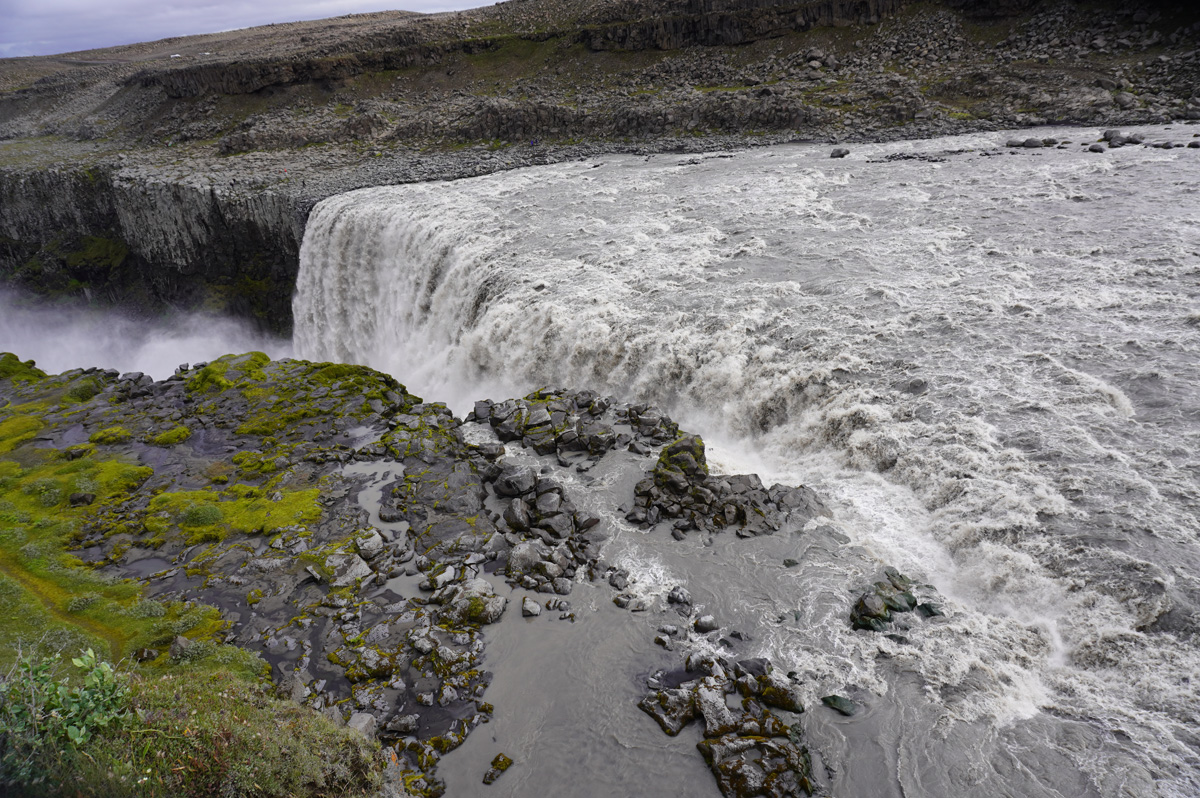 Dettifoss, Top of Dettifoss