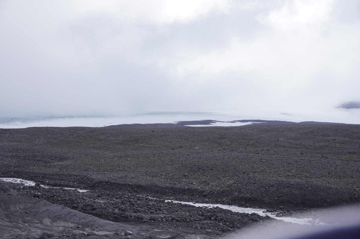 Into the Glacier, View to the Langjökull glacier