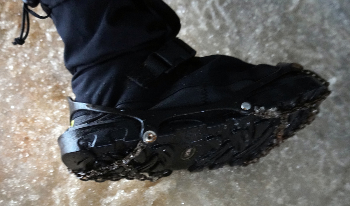 Into the Glacier, Glacier  crampons
