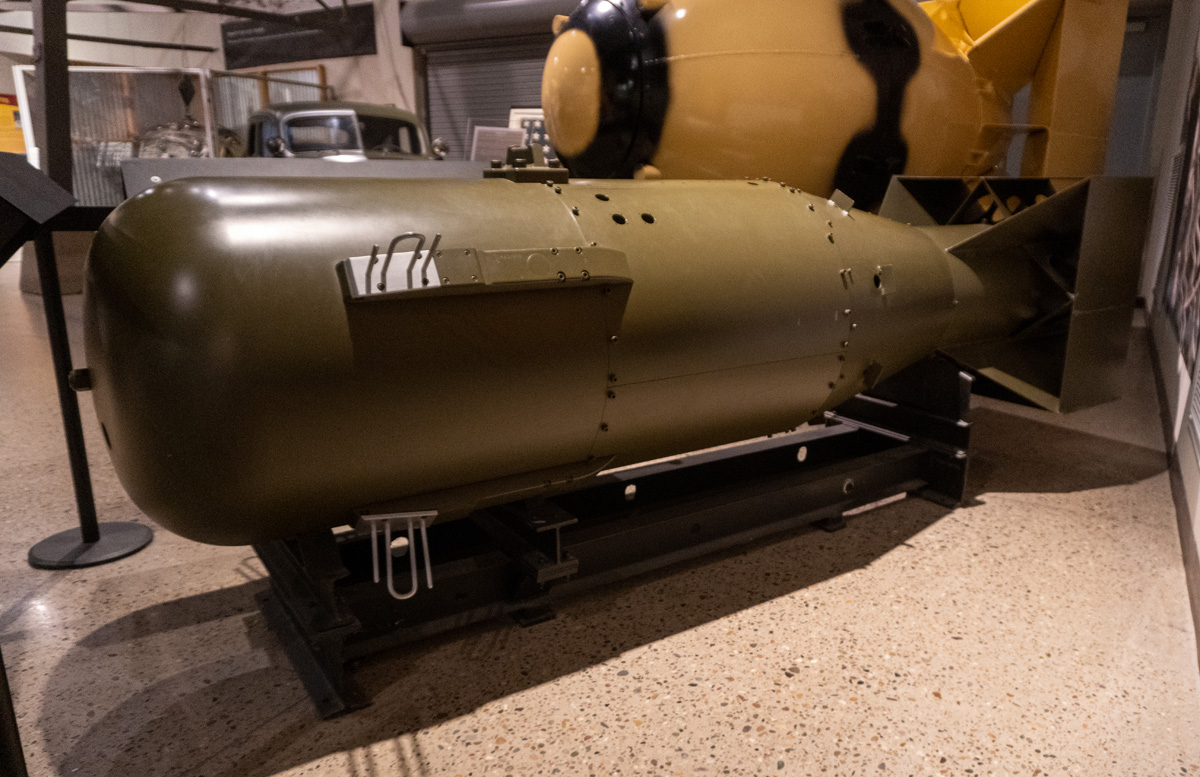 National Museum of Nuclear Science & History, Replica of "Little Boy" (Hiroshima Bomb)