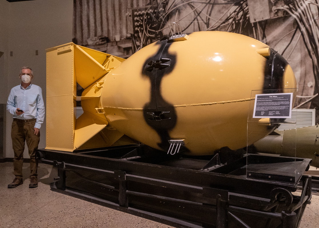 National Museum of Nuclear Science & History, Replica of "Fat Man" (Nagasaki Bomb)