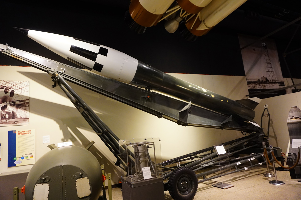 National Museum of Nuclear Science & History, First US nuclear missle (1954) "Honest John" battlefield nuke