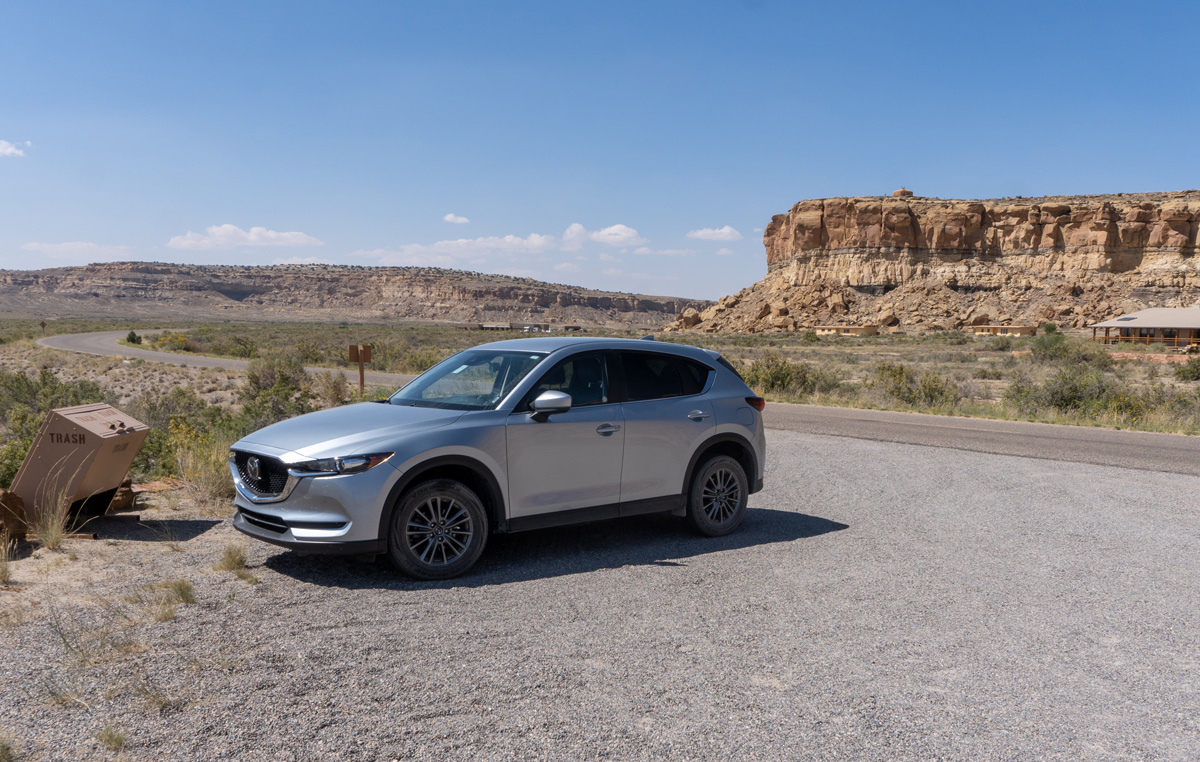 Chaco Canyon, My loyal Maxda CX-5