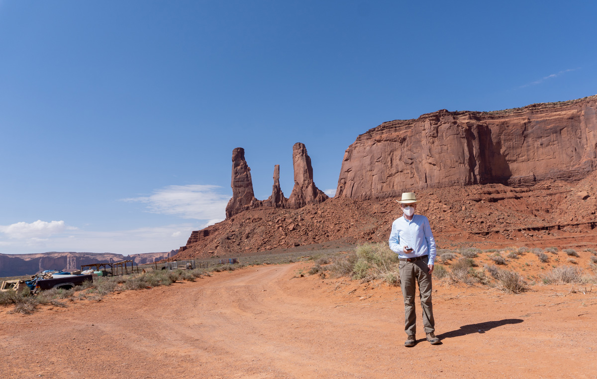 Monument Valley, "Three Sisters" + Graham